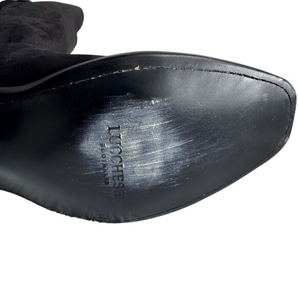 Lucchese x Chris Stapleton western cowboy Boot black Suede size 9.5 EE - Picture 8 of 16